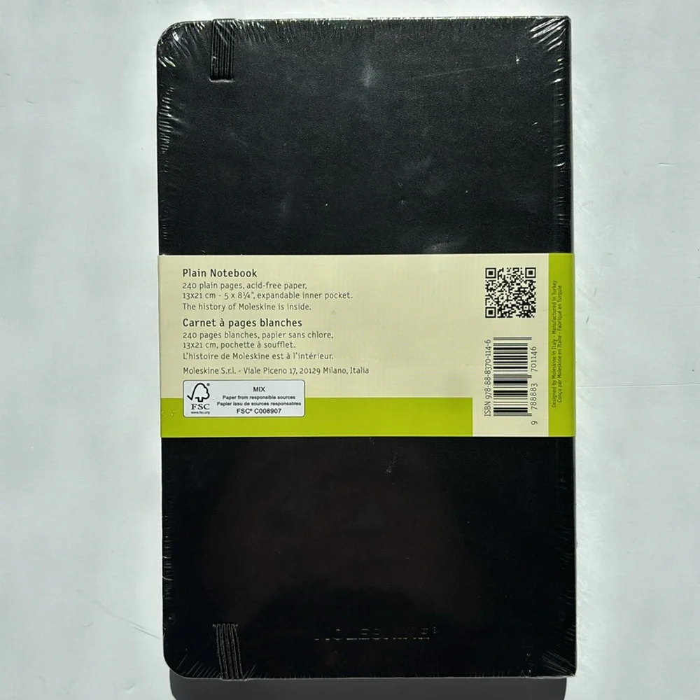 Moleskine Classic Collection Hard Cover Blank Journal Notebook